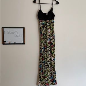 Floor-Length Patterned Day Dress